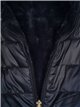 Reversible faux fur down puffer jacket navy (M-XXL)