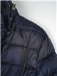 Reversible faux fur down puffer jacket navy (M-XXL)