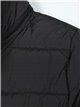 Chaqueta acolchada capucha black (M-XXL)