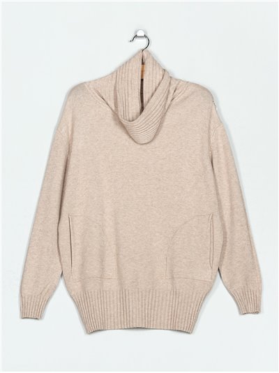 Roll neck oversize sweater (M/L-L/XL)