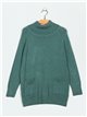 Roll neck sweater with pockets (M/L-L/XL)