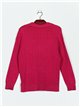 Collared ribbed sweater (M/L-L/XL)