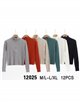 Zip neck textured cable-knit sweater (M/L-L/XL)