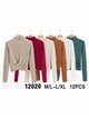 High neck ribbed sweater (M/L-L/XL)