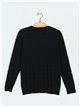 Soft sweater with rhinestone (M/L-L/XL)