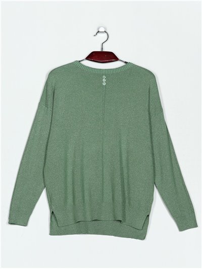 Metallic thread sweater (M/L-L/XL)