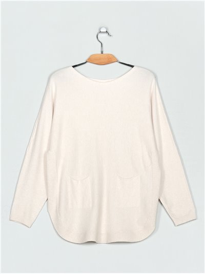 Soft sweater with pockets (M/L-XL/XXL)