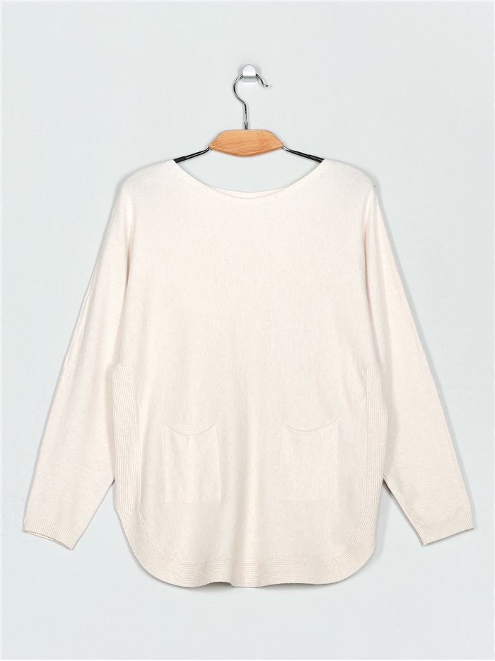 Soft sweater with pockets (M/L-XL/XXL)