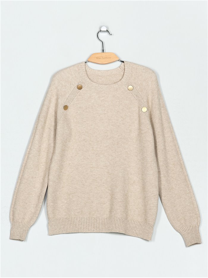 Sweater with buttons (M/L-L/XL)