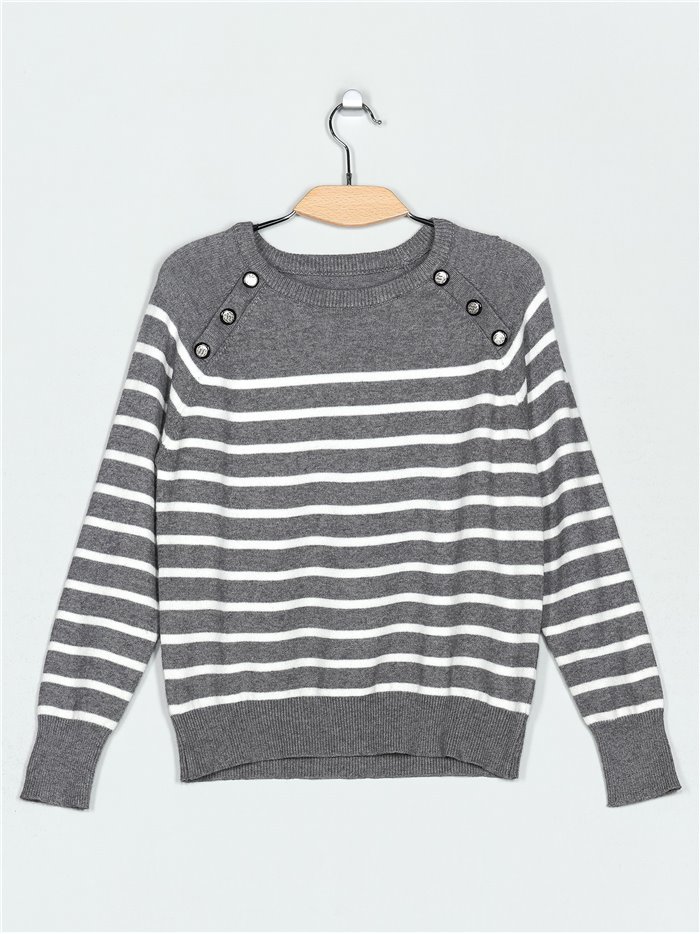 Striped sweater (M/L-L/XL)