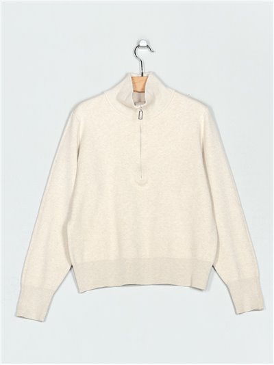 Zip neck sweater (M/L-L/XL)