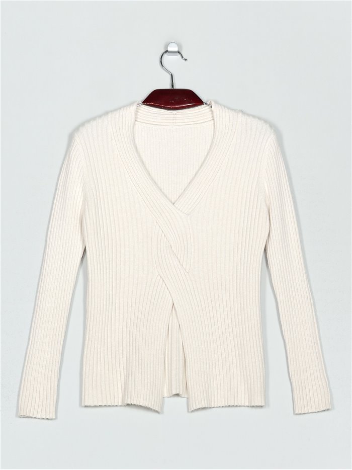 Soft ribbed sweater (M/L-L/XL)