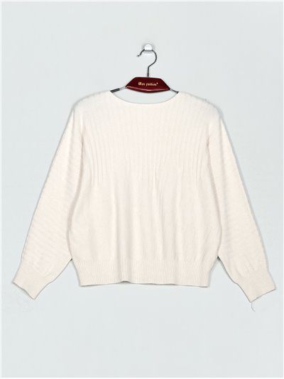 Textured sweater (M/L-L/XL)