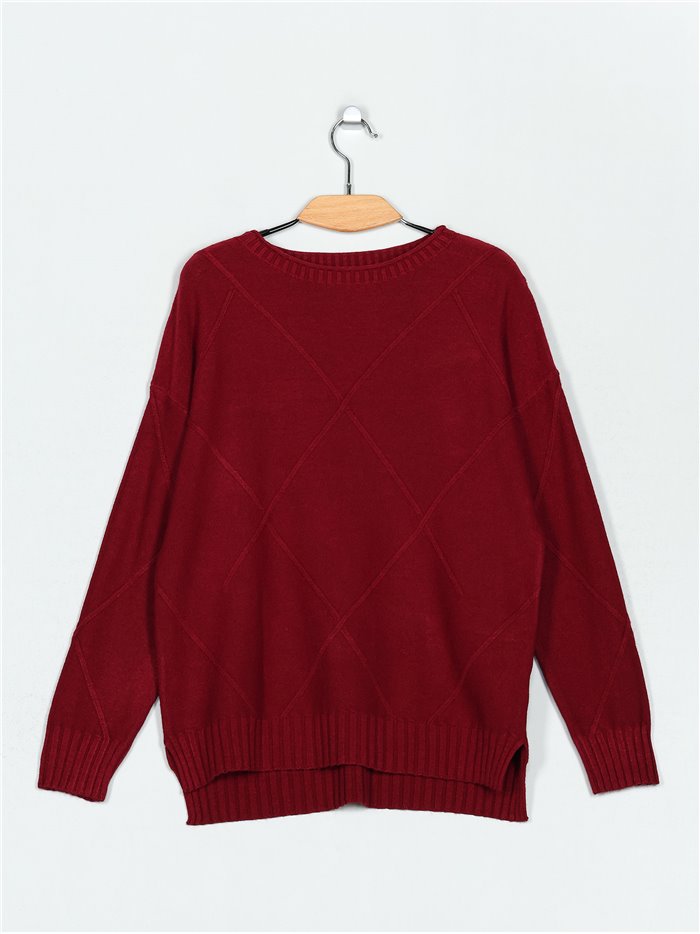 Sweater with rhombuses (M/L-L/XL)