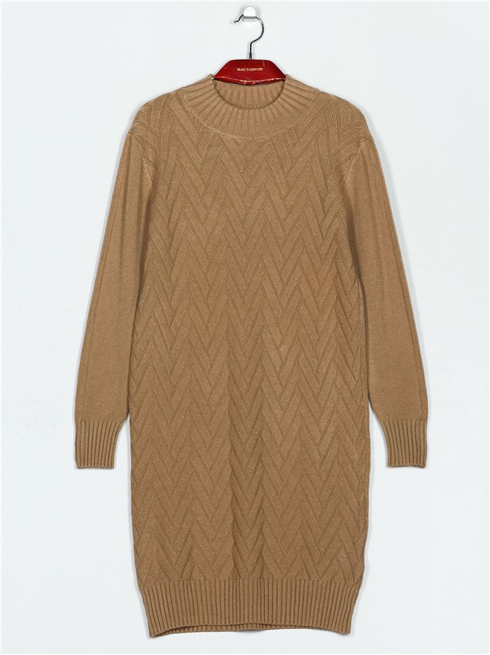 Textured soft knit dress (M/L-L/XL)