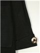 Maxi knit cardigan with pockets negro