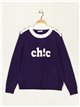 Jersey chic morado