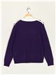 Chic sweater morado