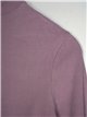 Basic fleece t-shirt morado