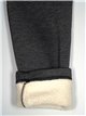 Sherpa fleece lined leggings gris