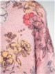 Jersey pelo floral rosa