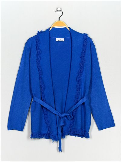 Frayed Edge knit cardigan azulon