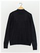 Basic sweater negro