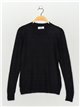 Basic sweater negro