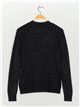 Basic sweater negro