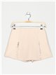 Shorts skirt with rhinestone beis