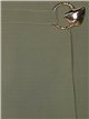 Shorts skirt with metallic detail verde-militar