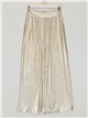 Metallic thread straight leg trousers oro-claro