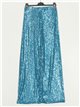 Sequinned trousers teal