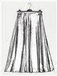 Metallic thread skirt plata