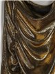 Gathered metallic thread dress oro