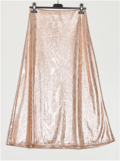 Metallic thread skirt champan