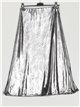 Metallic thread skirt plata