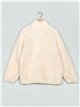 Oversized sherpa fleece jacket 