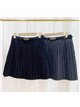 Pleated bermuda skirt 