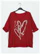 Camiseta love animal print 