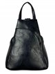 Faux leather backpack negro