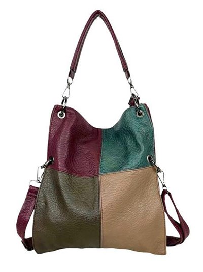 Contrast tote bag vino