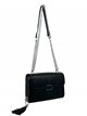 Crossbody bag with flap negro