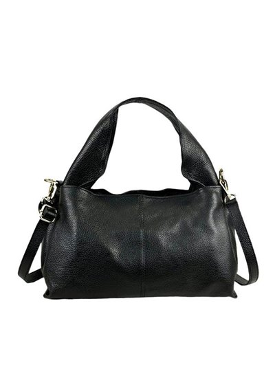 Minimal leather citybag negro