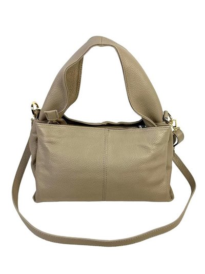 Citybag minimal piel taupe