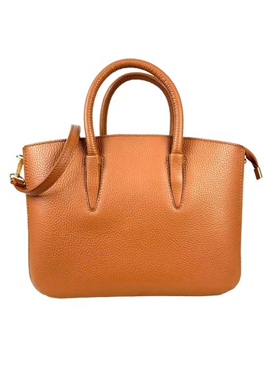 Shopper liso piel marron