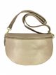 Leather belt bag taupe