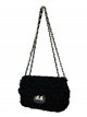 Teddy leather crossbody bag negro