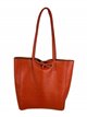 Minimal leather tote bag teja