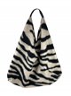 Printed knit tote bag cebra